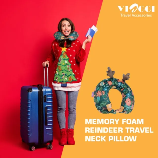 Kids Travel Soft Memory Foam Neck Pillow, for Airplane,Car Seat,Traveliing