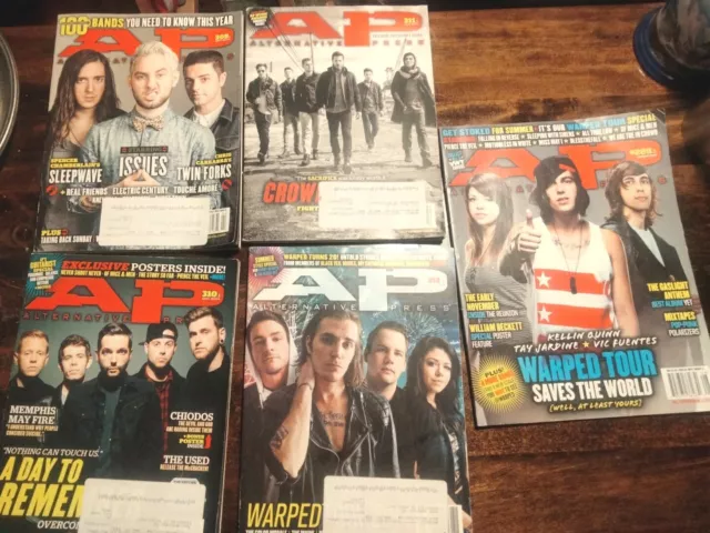 April,May,June,July & August 2014 AP ALTERNATIVE PRESS music magazine