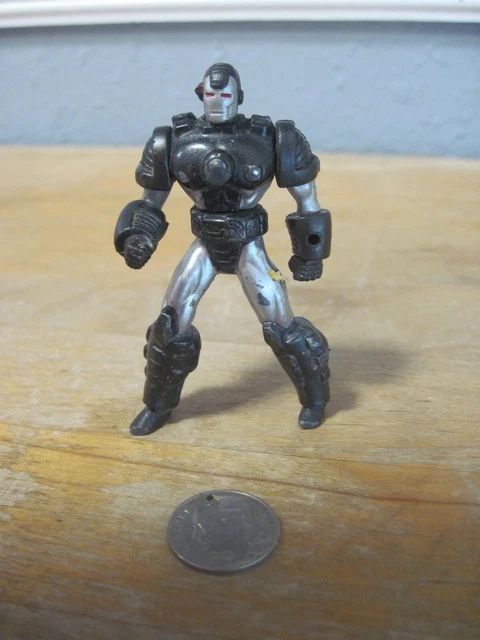 Marvel IRON MAN Heavy Metal Heroes WAR MACHINE Figure Diecast Metal 1994 Toy Biz