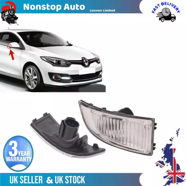 Wing Mirror Indicator Lens Right Side For RENAULT Laguna III 261609550R