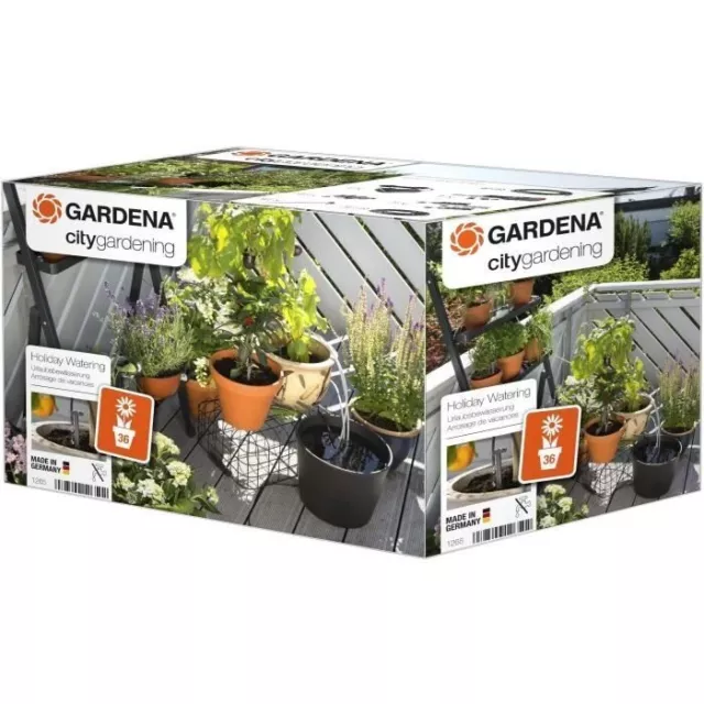 Arrosoir automatique de vacances - GARDENA - Kit complet pour arrosage - Capa...