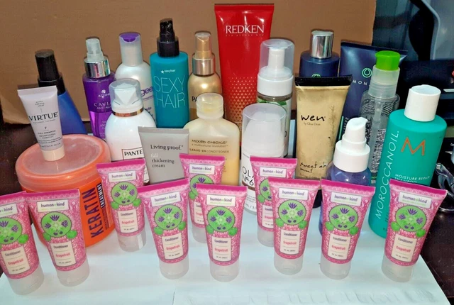 HUGE Shampoo Hair Conditioner Keratin Lot Monat Wen Olaplex Pantene Oil