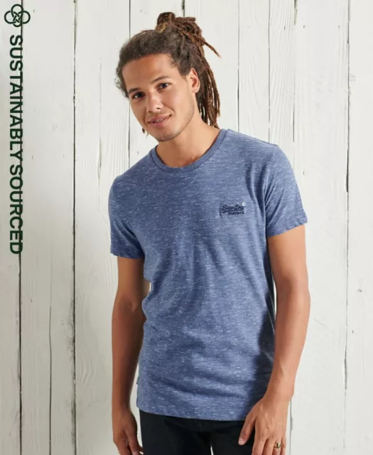 Superdry Mens Organic Cotton Vintage Embroidery T-Shirt