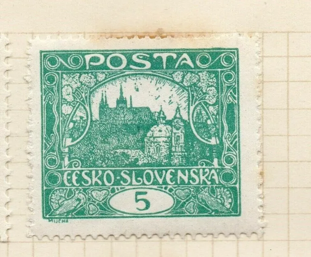 Czechoslovakia 1919-20 Early Issue Fine Mint Hinged 5h. NW-184252