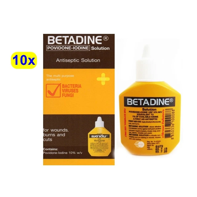 15CC MEILLEURE SOLUTION povidone-iode BETADINE premiers soins qualité
