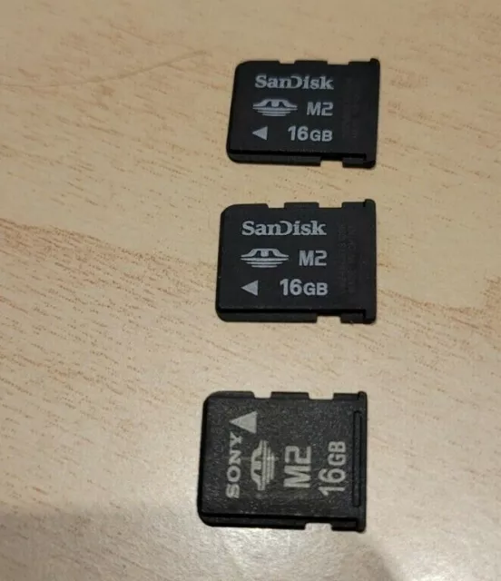 Sandisk Sony 16GB MEMORY STICK MICRO M2 Scheda SONY Ericsson RARA