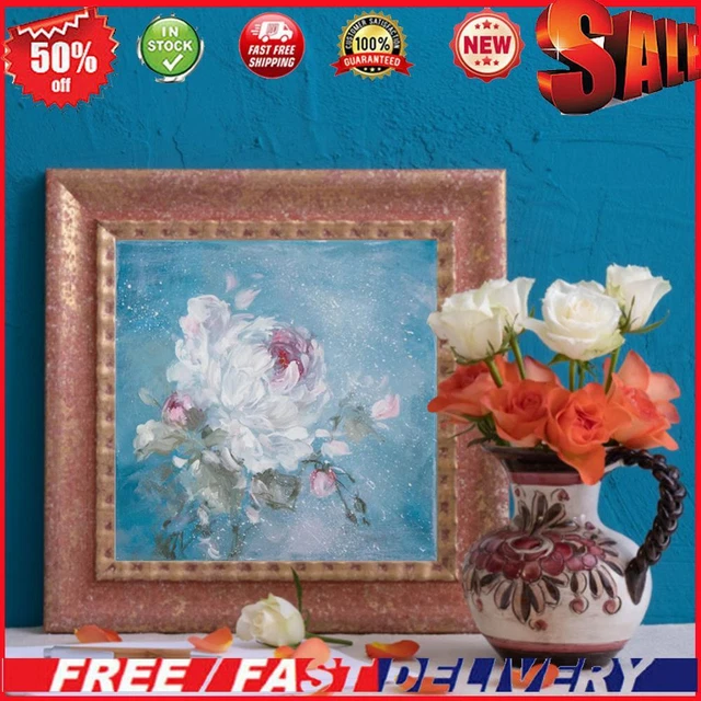 Rose Flower Oil Paint By Numbers Kit DIY Acrylic Painting on Canvas Arts (B2028)