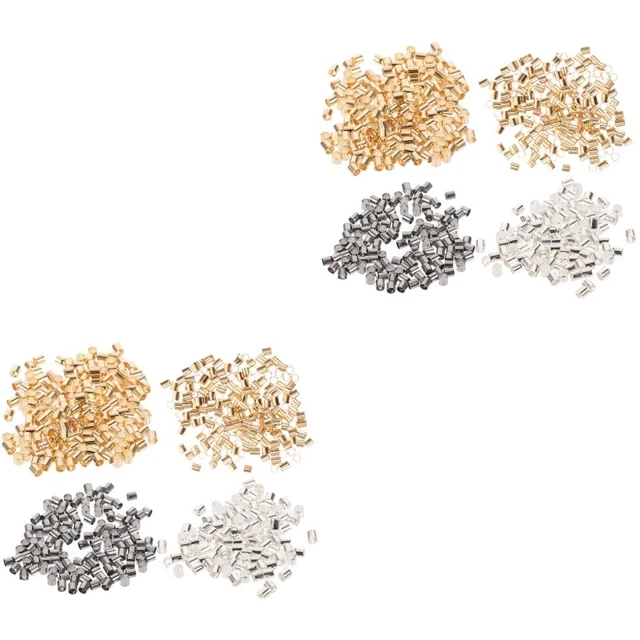 2000 pièces collier perles perles à écraser pour bracelet diy boucle d'oreille
