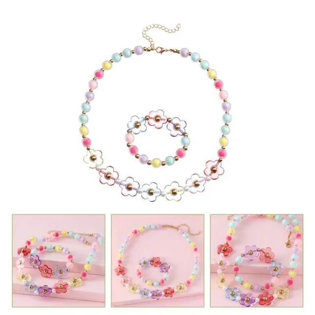 Perlenkette Für Kinder Mädchen Anzug Schmuck Set Kindergeburtstag Gastgeschenke