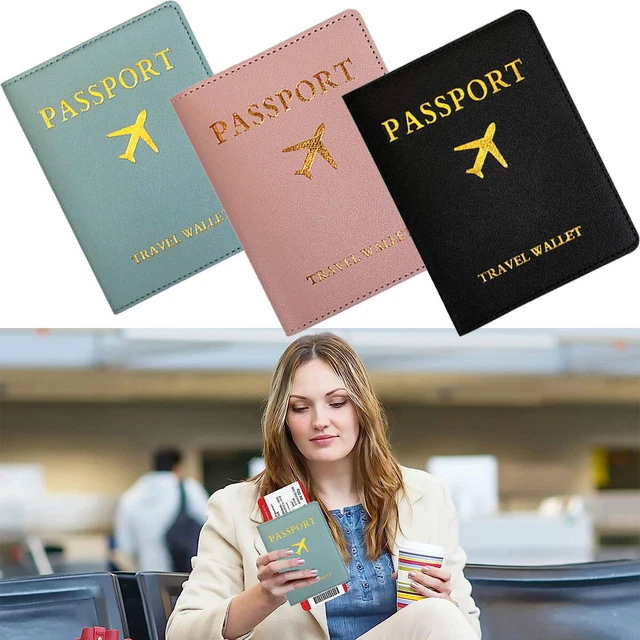Passport Cover Pu Leather Protector Holder Case Travel Organiser Accessory New