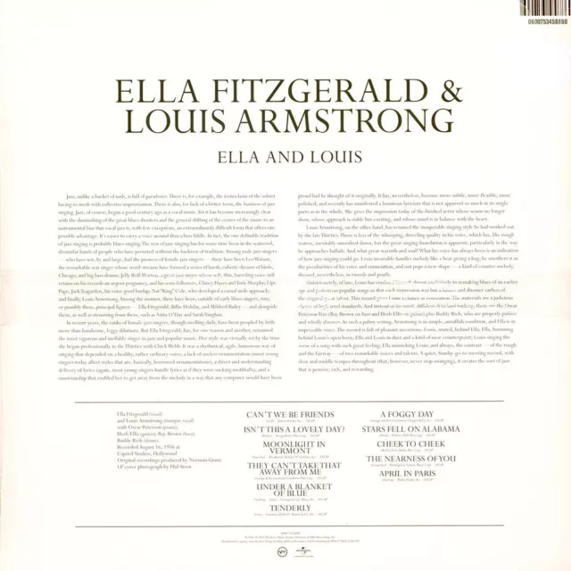 Ella Fitzgerald & Louis Armstrong - Ella And Lo (Vinyl LP - 1956 - EU - Reissue) 2
