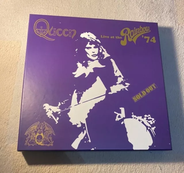 Queen Live At The Rainbow '74 Super Deluxe Box Set 2CD+1Blu-ray Disc+1DVD-& more