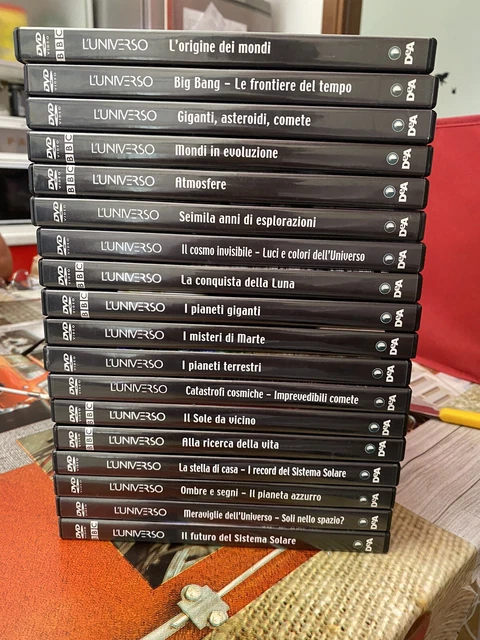 lotto stock dvd DOCUMENTARI BBC Sulle Meraviglie Dell’Universo