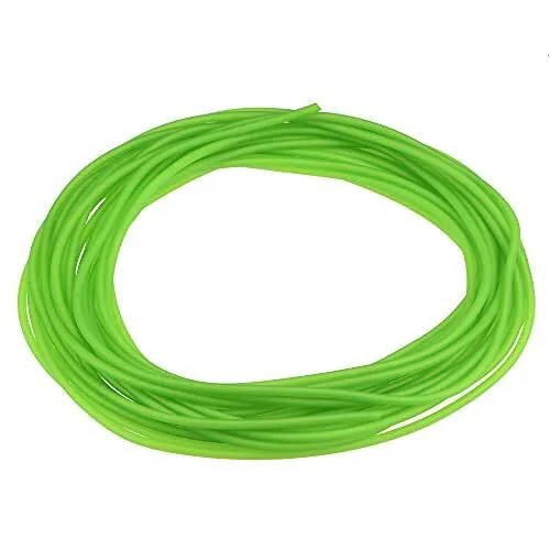 Latex Tubing 1/16-inch ID 1/8-inch OD 33ft Elastic Rubber Hose Fluorescent Green