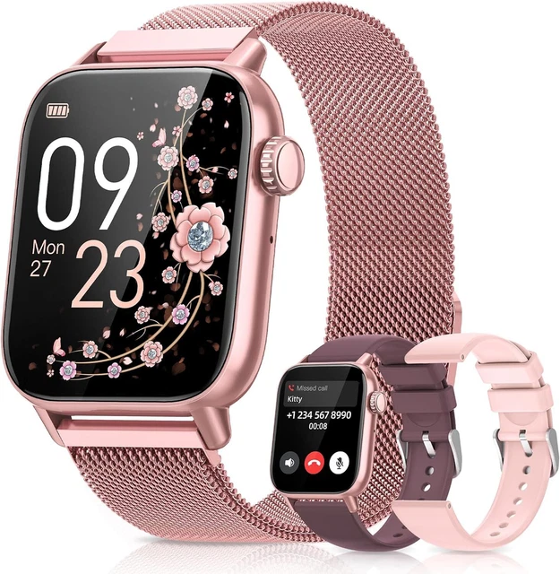 newgen medicals smartwatch con elettrocardiogramma: Orologio fitness con Bluetooth, visualizzazione della frequenza cardiaca e ECG, app, IP67 (orologio fitness con funzione EKG