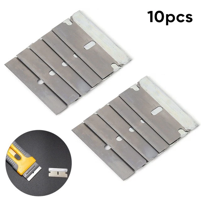 Lames en acier inoxydable 40 mm accessoires colle spatule 10 x verre céramique