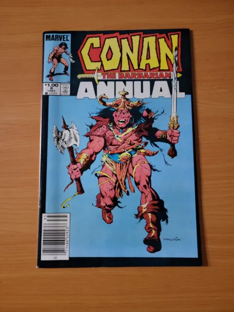 Conan The Barbarian Annual #8 Newsstand Variant ~ NEAR MINT NM ~ 1983 Marvel