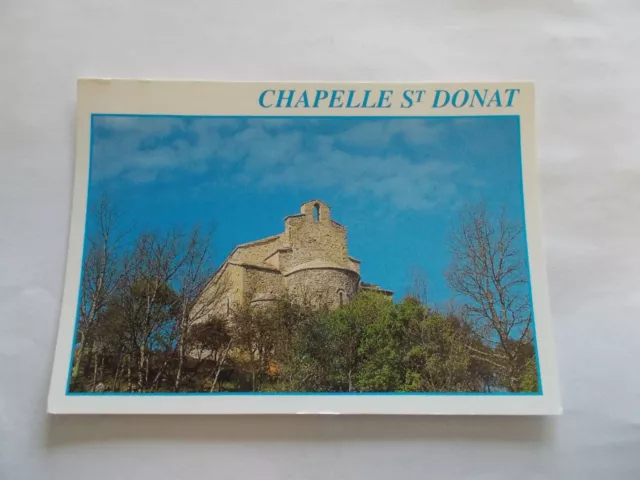 04 Montfort Alpes De Haute Provence La Chapelle St Donat Carte Pas Courante