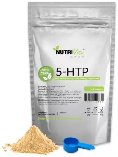 5-HTP 100% PURE Powder 10 grams Anti-Depressant Mood Enhancer PHARMACEUTICAL