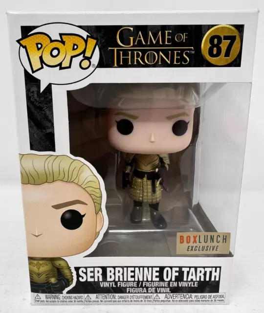 Funko POP! HBO Game Of Thrones SER BRIENNE OF TARTH #87 Box Lunch Exclusive