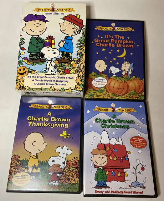 PEANUTS CLASSIC Holiday Collection Gift Set DVD, 2000, 3Disc Set 24