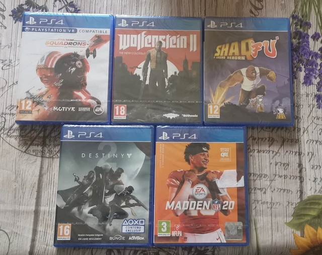 Lot jeux PS4 NEUF
