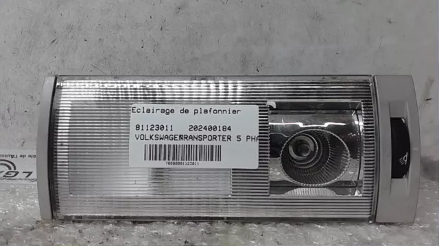 🇫🇷🥇Eclairage de plafonnier 3B0947105CY20 TRANSPORTER 5 PHASE 1 ✅/R:81123011