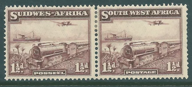 SOUTH WEST AFRICA 1937 mint 1.5d pair SG96