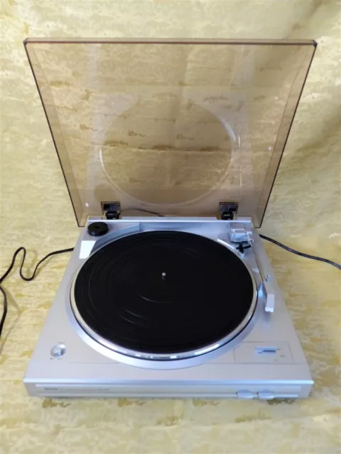 Denon DP-29F Plattenspieler Fully Automatic Turntable System Silber