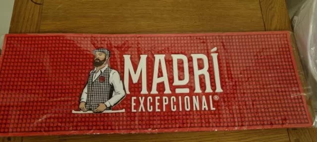 Madri Lager Rubber Bar Runner Brand New Pub Man Cave Home Bar