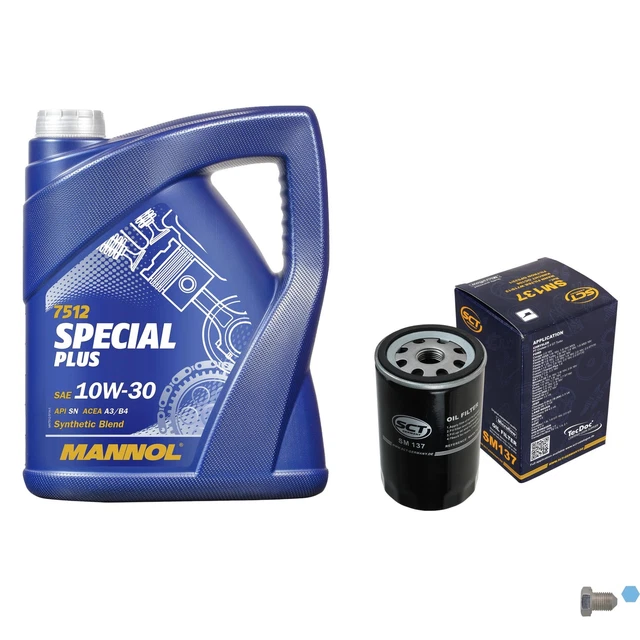 SCT Pacchetto Revisione Germania MANNOL Speciale Plus 10W-30 5L per VW