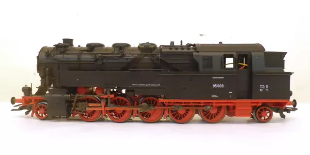 Fleischmann H0 1055 Tenderlok BR 95 008 DB schwarz, für Märklin/AC digital   C56 2