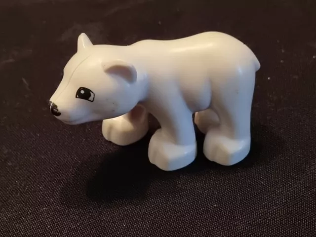 LEGO DUPLO POLAR Bear Cub Zoo Animal Spare Part 3.99 PicClick UK