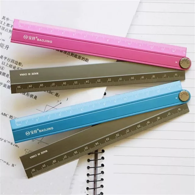 Alloy 30CM Ruler Folding Ruler Metal Ruler Foldable Ruler Measuirng Ruler UK