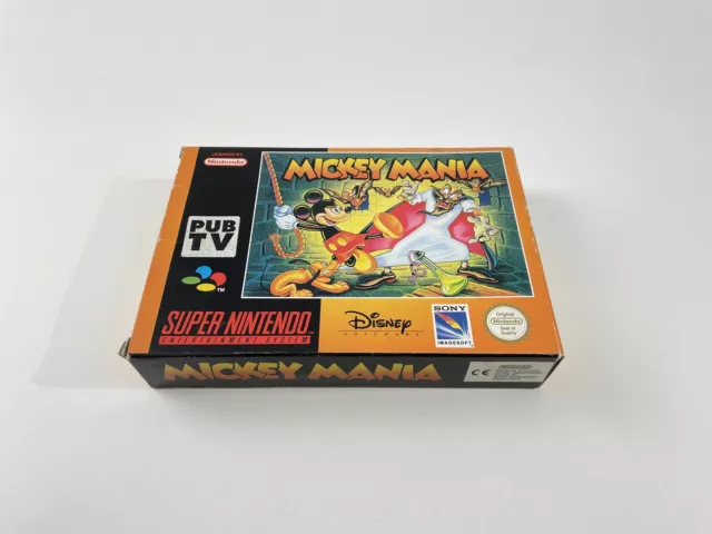 Super Nintendo Mickey Mania EUR Excellent état