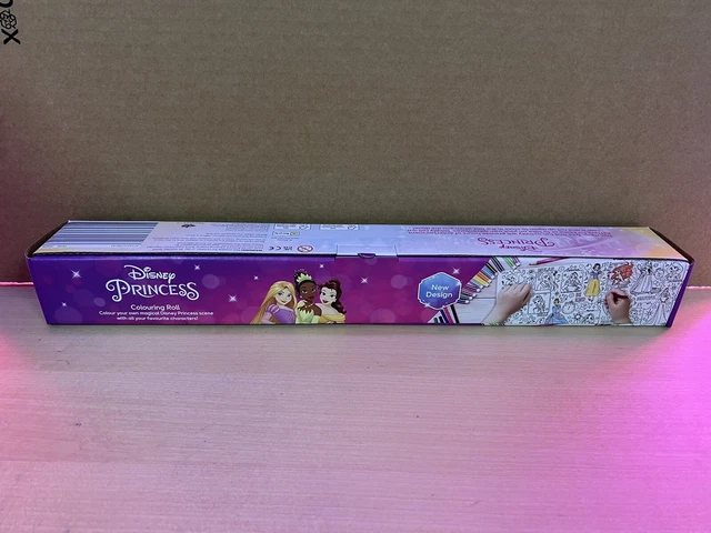 DISNEY PRINCESS COLOURING Roll Set With Pens 3 Meters Gift £12.00 ...