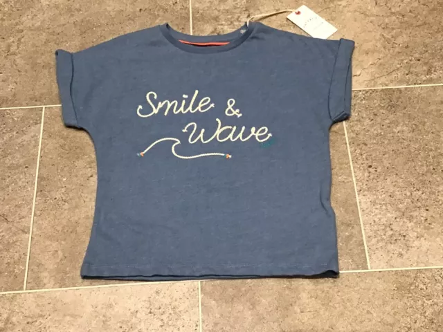 *Girl’s Fat Face T Shirt Top Age 6-7 Years (116-122cm) Slightly Cropped - BNWT*
