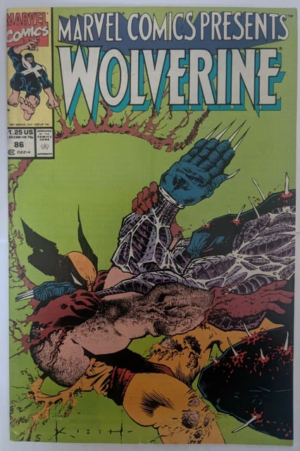 MARVEL COMICS PRESENTS # 86 Wolverine 1991 First Full Cyber Newstand