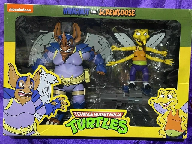 Neca TMNT Wingnut Screwloose Mutant Ninja Turtles. Sealed. Free Shipping 👍🏼