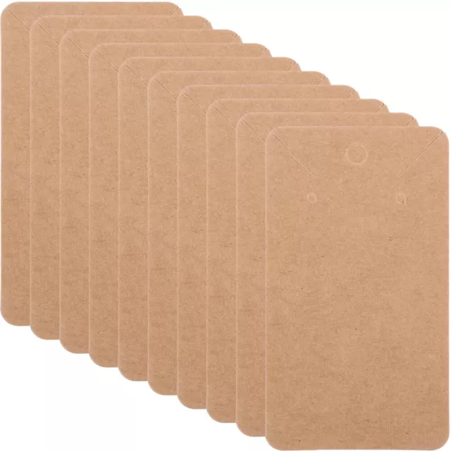 100pcs Blank Card Earring Display Stand Jewelry Accessories