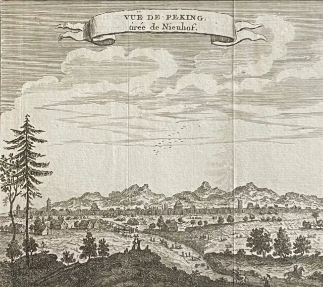 China View Beijing Peking 1750 Per Jacob Van Der Schley (1715-1779)
