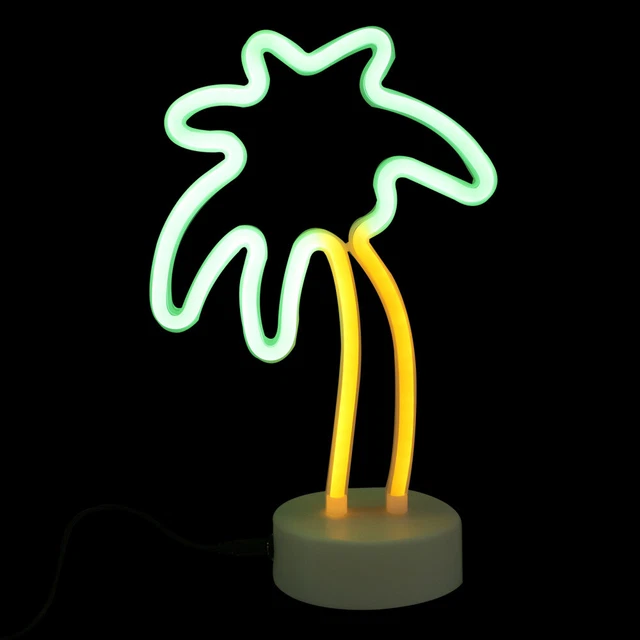 NEON PALM TREE Novelty Lights Safe Night Mysterious Lighting Atmosphere