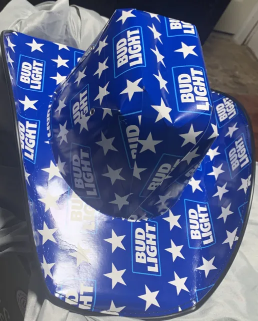 Bud Light Cardboard Cowboy Hat - New - Officially Licensed