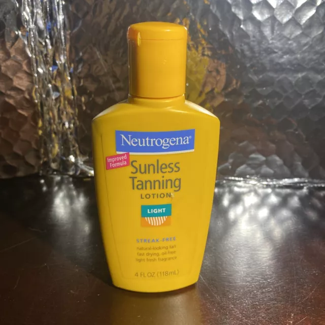 neutrogena Sunless Tanning Lotion Light 4 Oz Streak Free Discontinued Expired 03