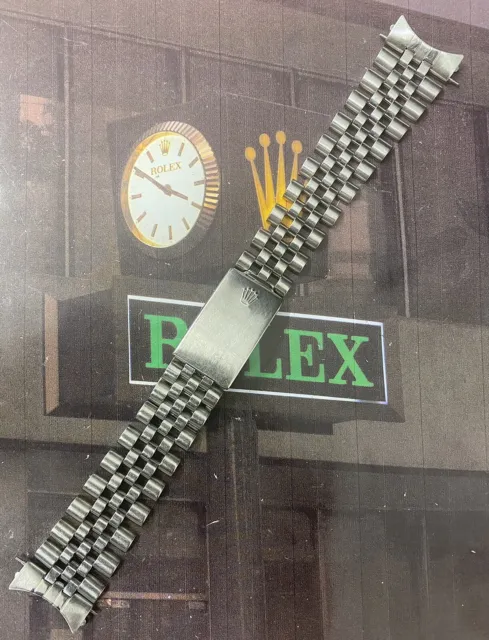Rolex Oyster 36mm Men's Jubilee Bracelet Steel 20mm Band 555 Ends 1601