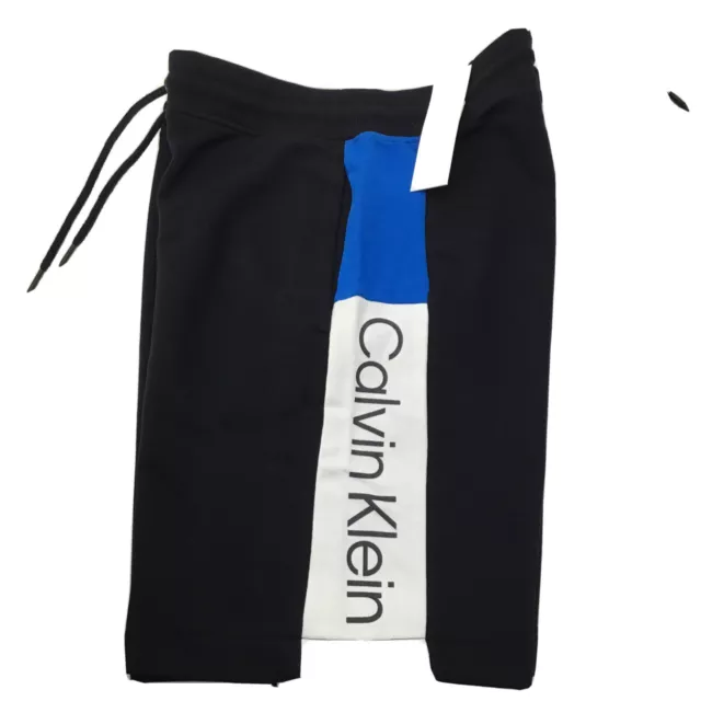 Calvin Klein Men's Cotton Fleece Shorts, BLACK, Md