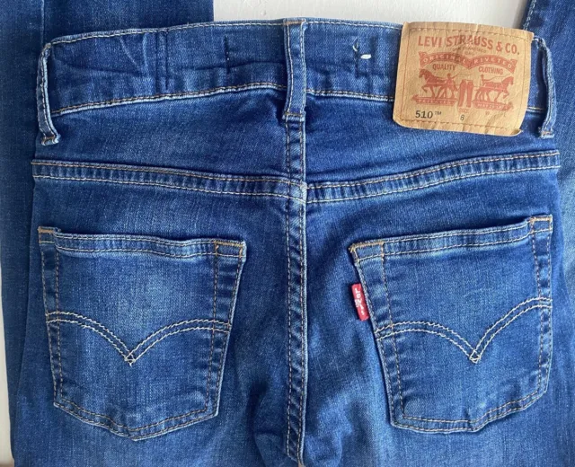 Levi Strauss 510 boys skinny jeans size 8