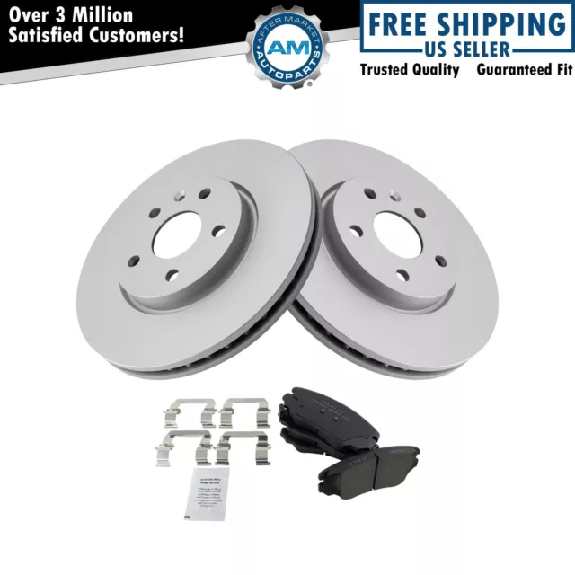 Front Ceramic Brake Pads & G-Coated Rotors Kit for Buick Chevy GMC Cadillac