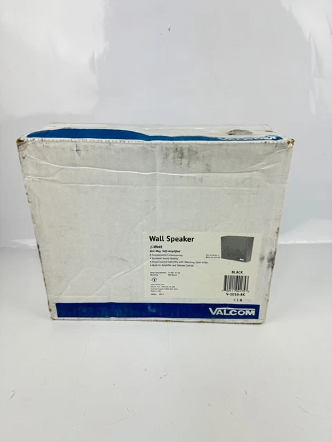 Valcom V-1080-GY One Way 3-watt Amplified FlexHorn With Mounting Bracket, Gray