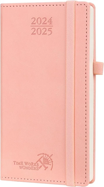 POPRUN POCKET PLANNER 2024-2025 (3.5'' x 6.5'') 17 Months Academic